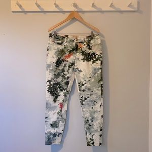 Zara printed pants